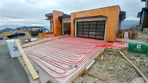 heated driveway construction